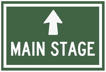 wayfinding sign - Main Stage